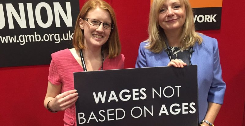 Holly Lynch MP campaigns for fair wages