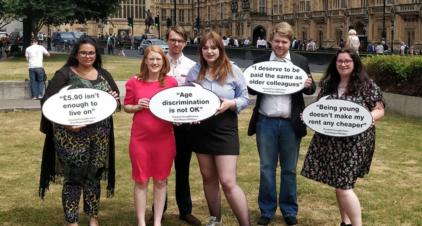 Holly Lynch MP with young activists