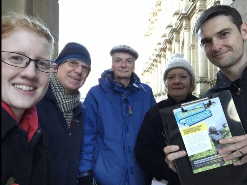 Out and about talking to businesses about Fairtrade