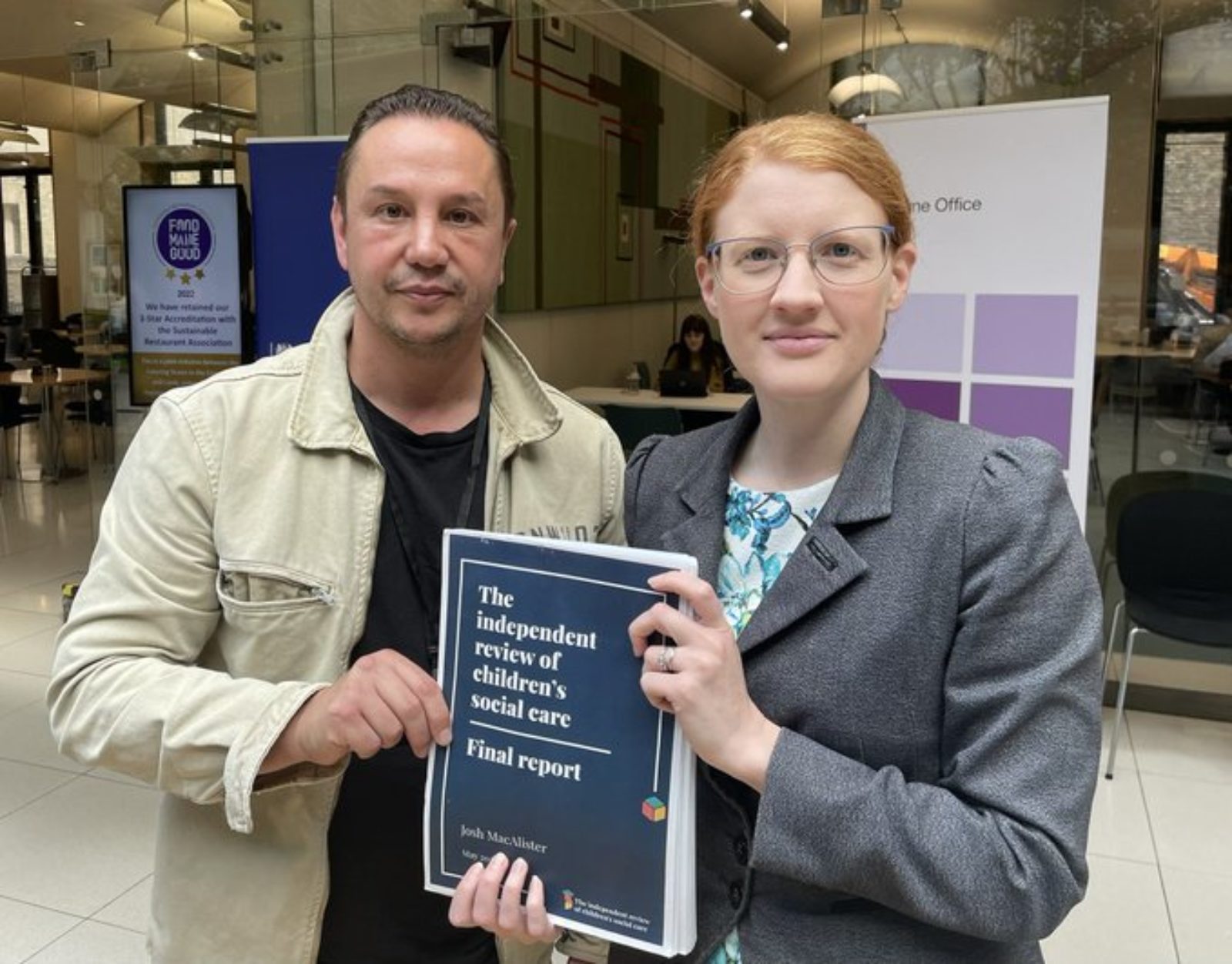 Holly Lynch MP with Chris Wild